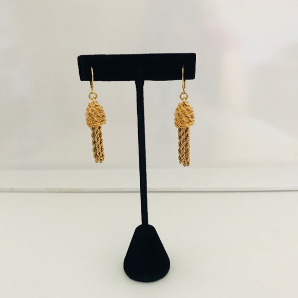 Kate Spade Gold Tone Tassel Earrings - Picture 9 of 9